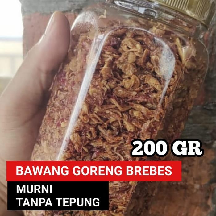 

promo bawang goreng brebes 200gr - bawang merah goreng premium