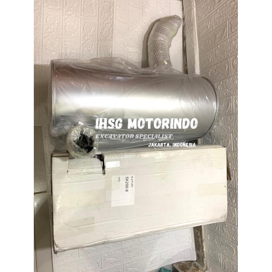 Mantab Muffler Knalpot Sk200-6 Sk200 6 Kobelco Import Terlariss 