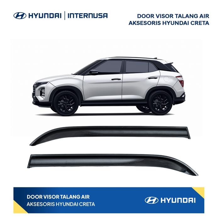 Pilihan- Hyundai Internusa - Door Visor Talang Air Aksesoris Mobil Hyundai Creta