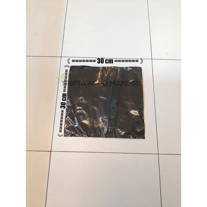Plastik Polibek / Polybag /Kantong Semai /Per 1kg Ukuran 30 x 30 Super