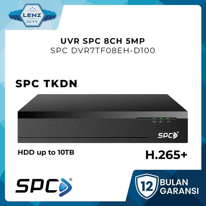 UVR SPC 8CH 5MP / SPC DVR7TF08EH-D100
