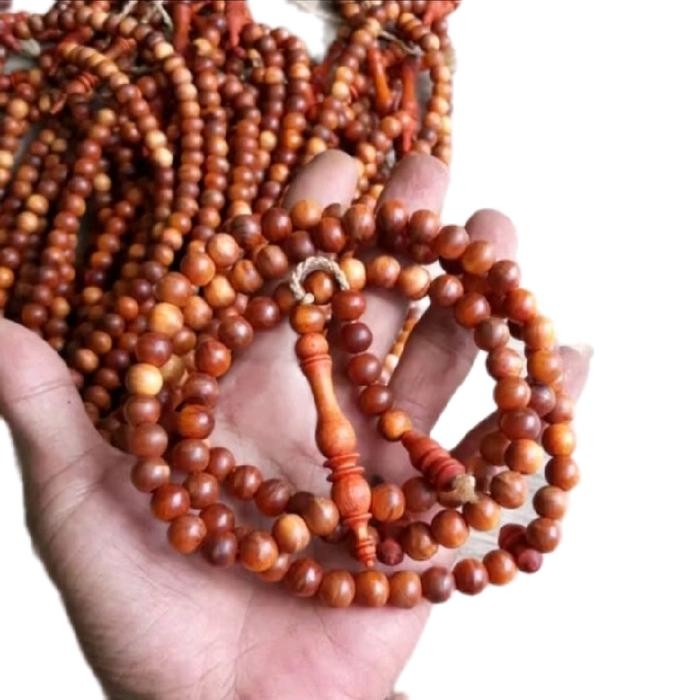tasbih gaharu agatis 8,5mm tasbih agatis raja Muslim Cantik Mutiara