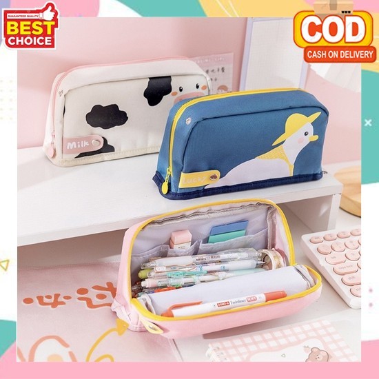 

Viral Tempat Pensil Aesthetic Kotak Pencil Multifungsi Pouch Wadah Dosgrip Untuk Sekolah Pensil Pencil Case Cewek Cowok Disgrib Tempat Pensil Kotak Pensil Pu Pvc Tempat Pensil Resleting Lucu Tahan Air Motif Animals