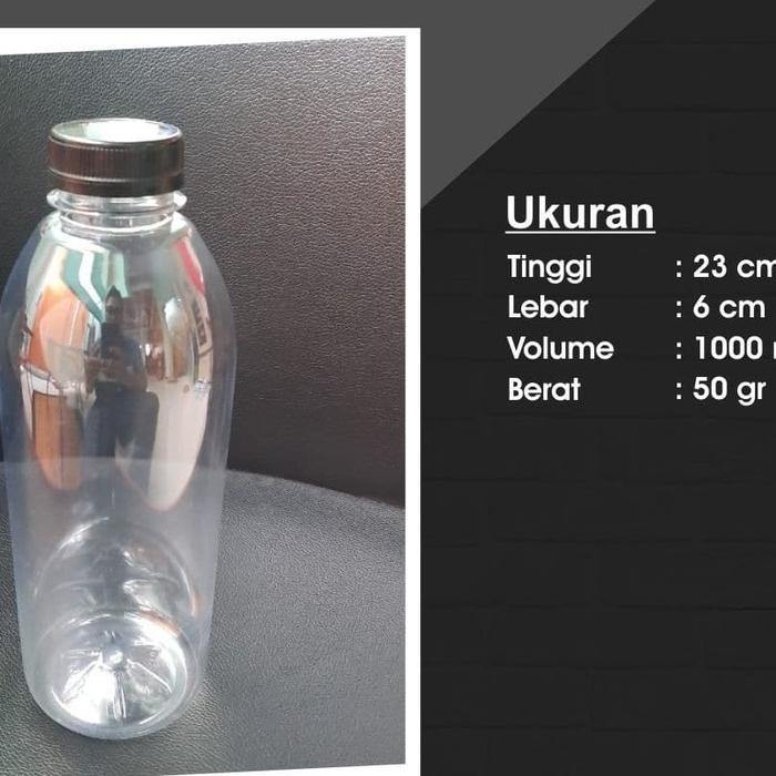 Botol Kale 1 Liter / Botol Plastik /Botol minuman MURAH 