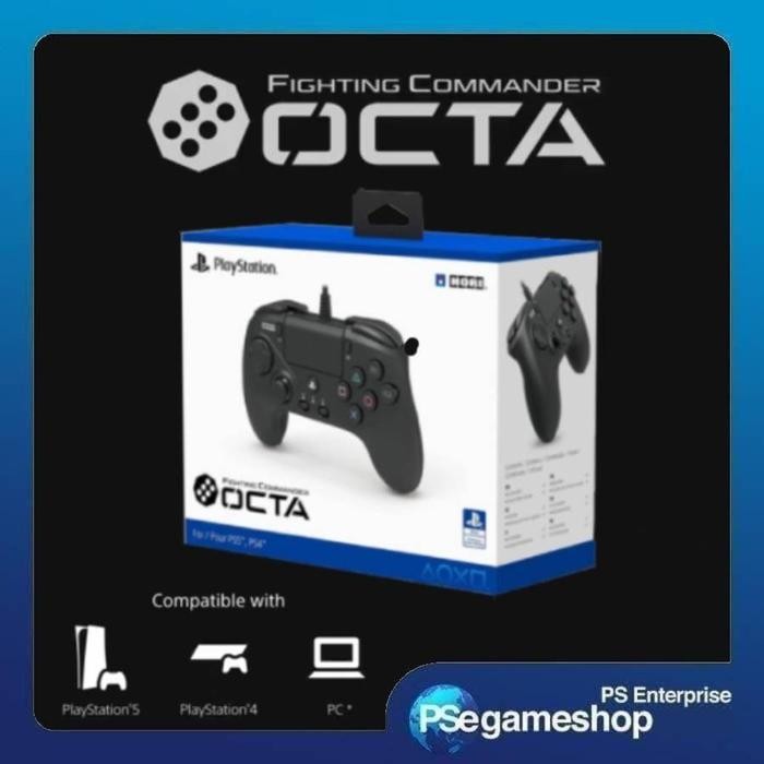 NEW HORI FIGHTING COMMANDER OCTA CONTROLLER - PS5 / PS4 GAMING