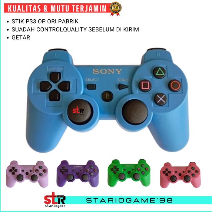NEW STIK PS3 OP TANPA PACKING DUS DUALSHOCK 3 ORIGINAL