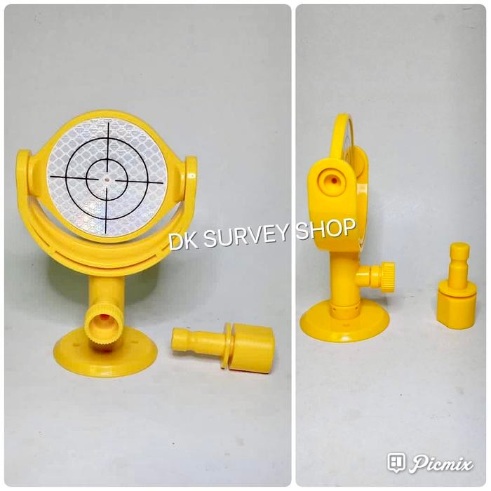 New Mini Prisma Survey Reflektor Target - Reflektif Target W/ Holder Terlariss 