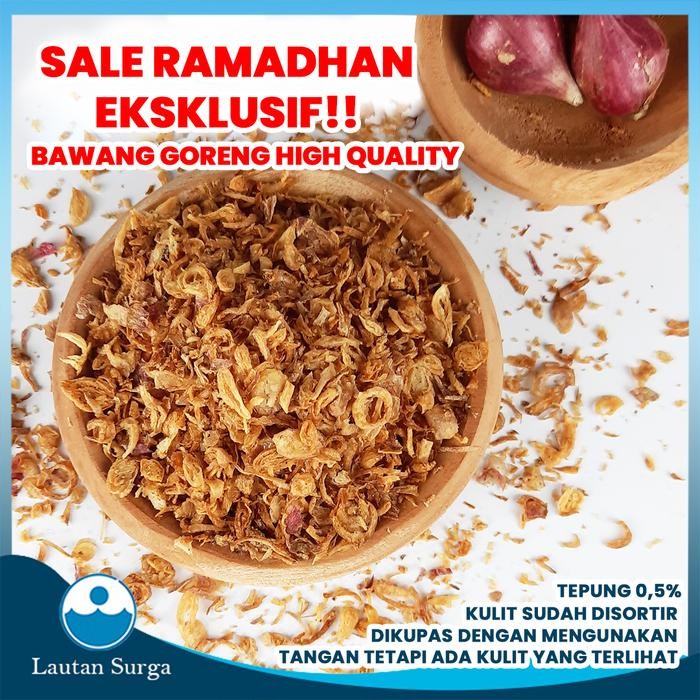 

NEW PRODUK BAWANG MERAH GORENG BRAMBANG GORENG ASLI BREBES PREMIUM 1 KG GURIH REE RAIN