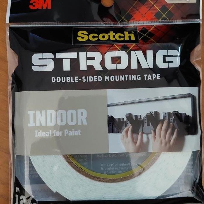 

Double Tape Mounting Scotch 12MM x 3M ORIGINAL 3M - MOUNTING 12