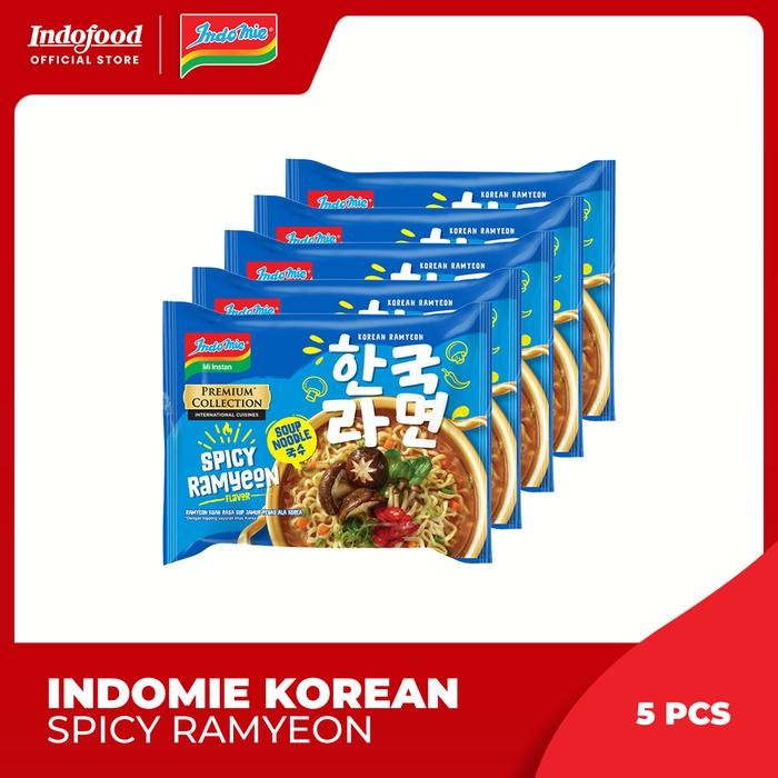 

Pilihan- 5 Pcs - Indomie Korean Spicy Ramyeon 83 Gr