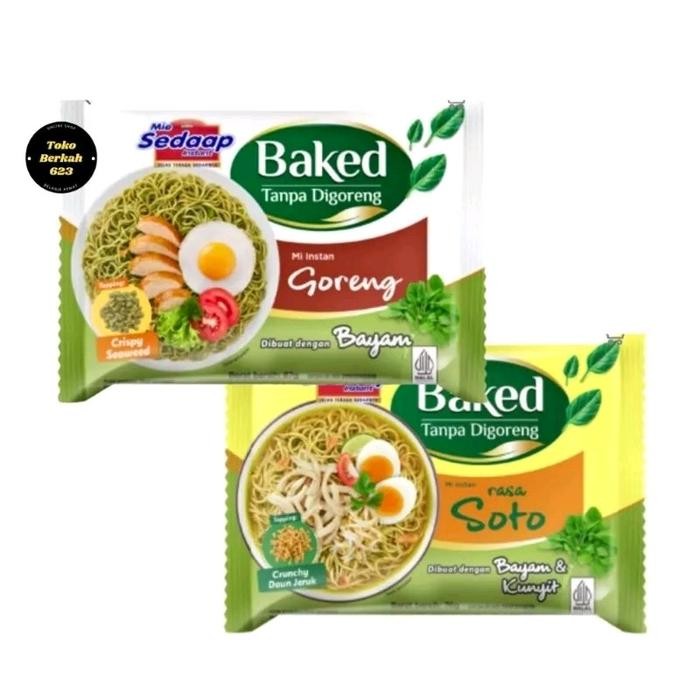 

Pilihan- 12 Pcs Mie Sedaap Baked Instan Soto & Goreng