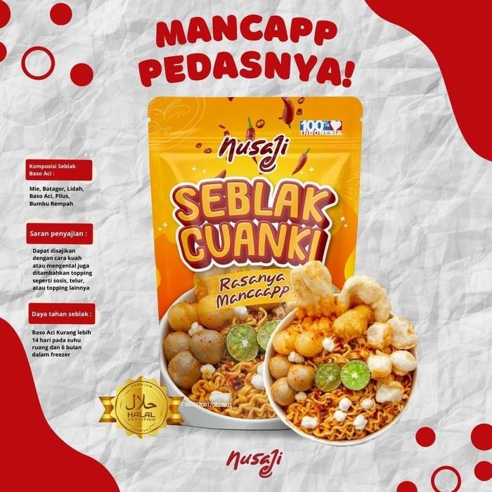 

Pilihan- Nusaji Seblak Cuanki 225 Gr Makanan Instan Food Kuah