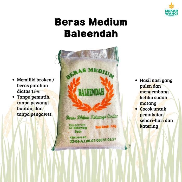 

Pilihan- Beras Medium Baleendah 5Kg