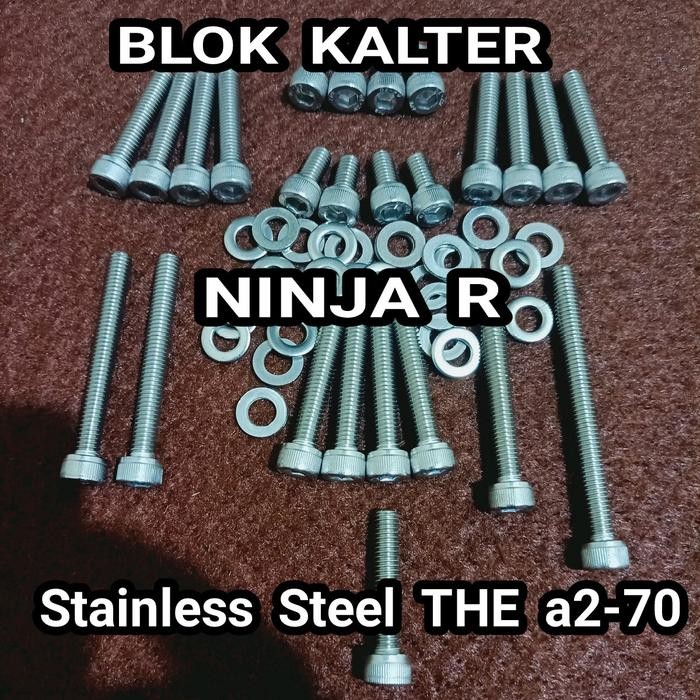 ready baut l stainless blok ninja 150 r