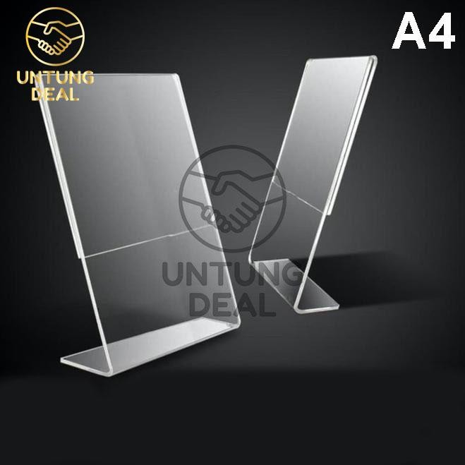 

jjm - Acrylic Tent Card Potrait A4 Tipe L / Standing Acrylic A4