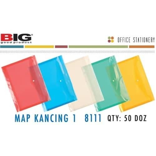

jjm - Map Kancing 1 Punggung BIG Folio 8111 (1 Pak isi 12 Biji)