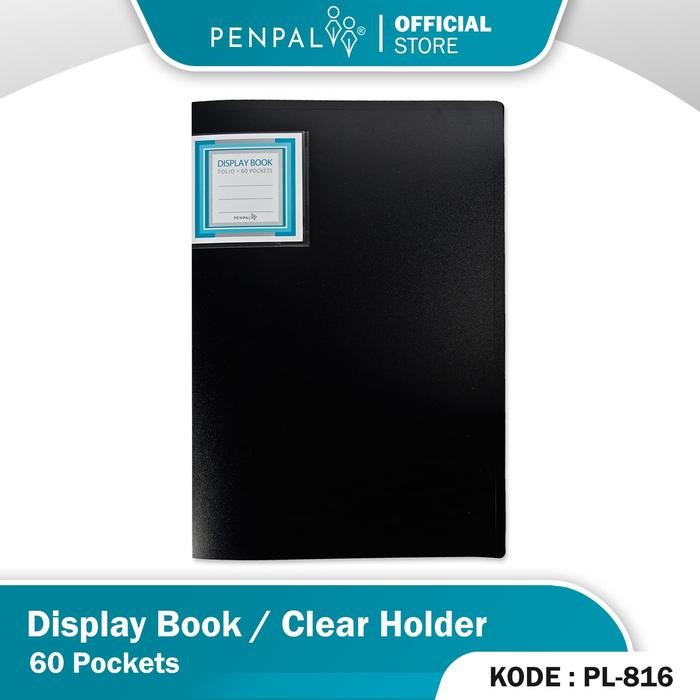 

jjm - Penpal Display Book / Clear Holder 60 Pockets PL-816