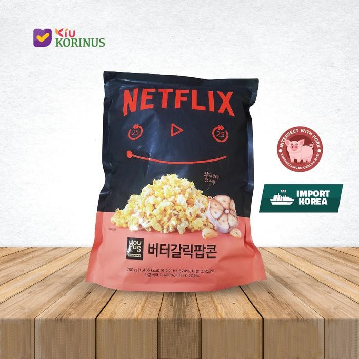 

NETFLIX Butter Garlic Popcron /Snack Korea /Popcorn Korea 260gr