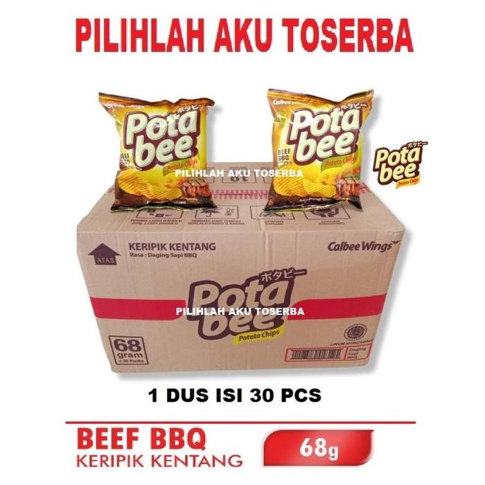 

Potabee Keripik Kentang BEEF BBQ 68 gr - ( HARGA 1 DUS ISI 30 PCS )
