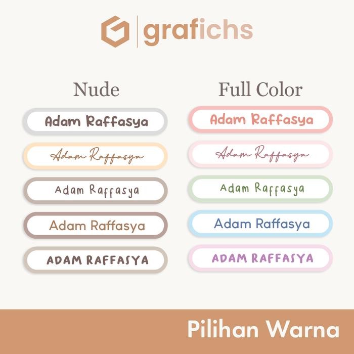 

Pilihan- [90 Pcs] Stiker Nama Alat Tulis Sekolah Giss16-20 By Grafichs