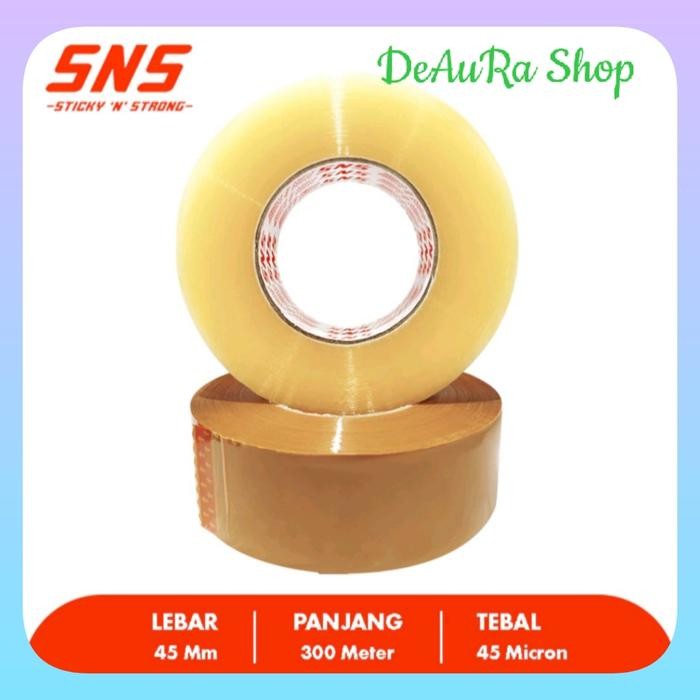 

Pilihan- Lakban Sns Bening/Coklat Jumbo 500 Yard 300M