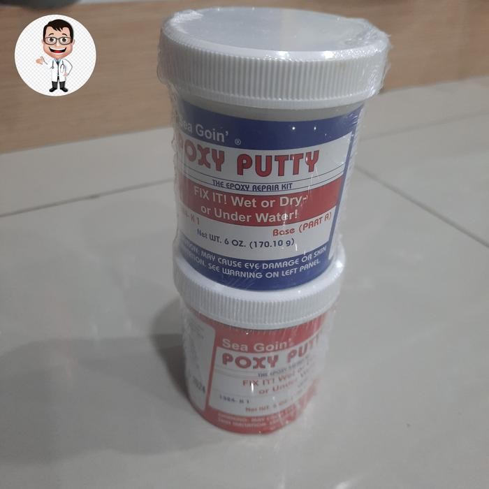 

Pilihan- Lem Sea Goin Poxy Putty Kemasan 170Gram Lem Keramik Dalam Air