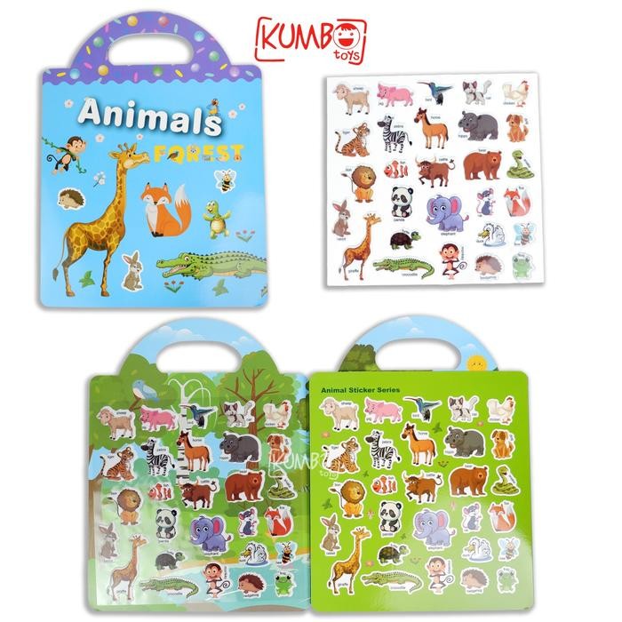 

Pilihan- Mainan Edukasi Anak Reusable Sticker Book Theme Edukasi Buku Stiker