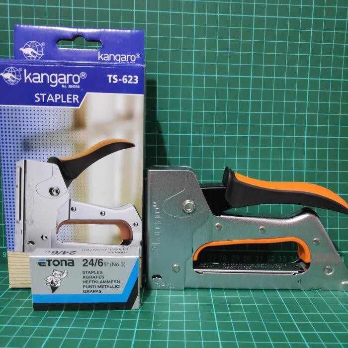 

Pilihan- Hekter Gun / Stapler Gun Kangaro Ts-623 Bonus Etona 24/6