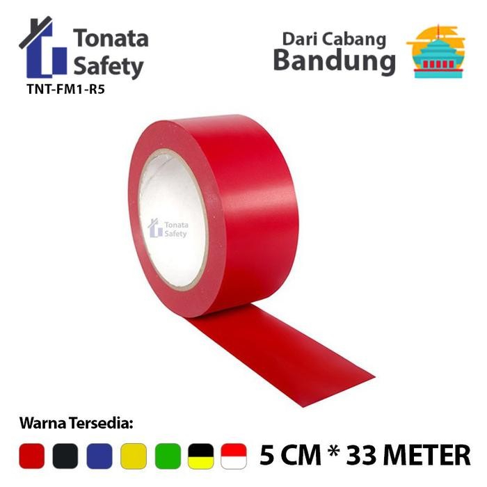 

Pilihan- Floor Marking Tonata / Lakban Merah / 5 Cm X 33 M