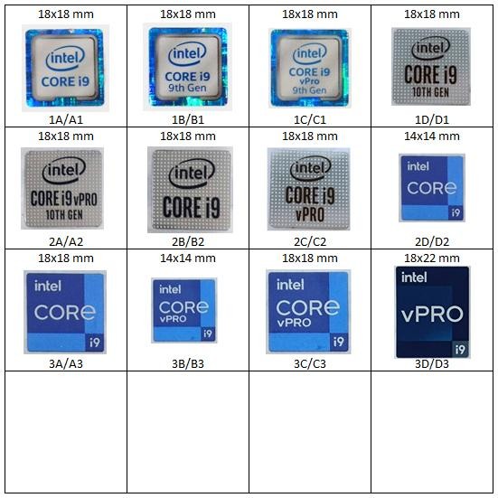 

Pilihan- Stiker Sticker Intel Core I9 Ori