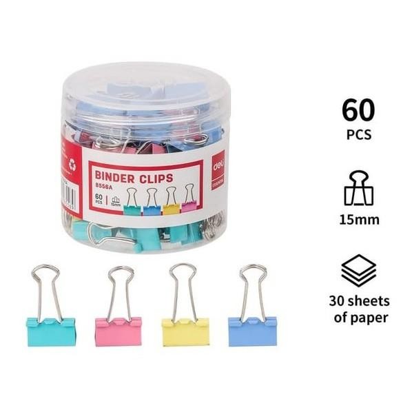 

Pilihan- Klip Penjepit Kertas Warna Kecil Deli Color Binder Clip No.107 No.105