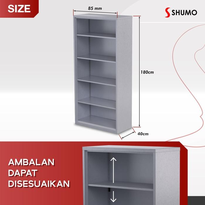 

Pilihan- Shumo Lemari Arsip Besi 2 Pintu Swing Besi Handle 1
