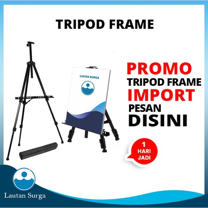 

Pilihan- Tripod Standing Frame Besi Hitam, Stand Bingkai Foto, Lukis Dan White Board Standing