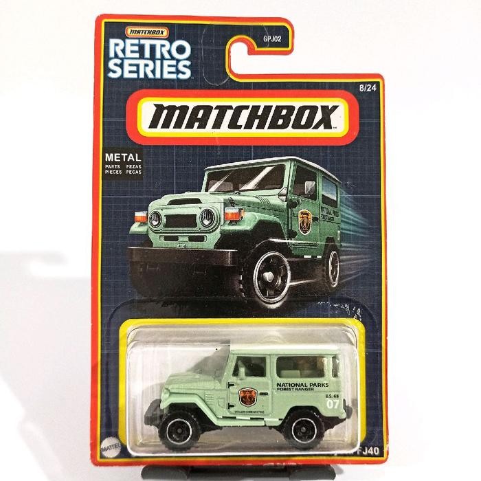 Matchbox 1968 Toyota Fj40 Mint Green National Parks Retro Series