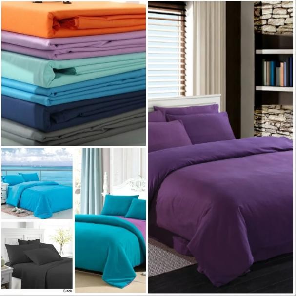 Selimut Bedcover Katun Polos