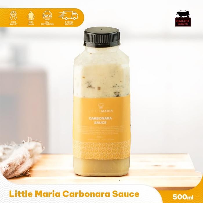 

Pilihan- Little Maria Carbonara Sauce Saus Carbonara Halal 500Gr