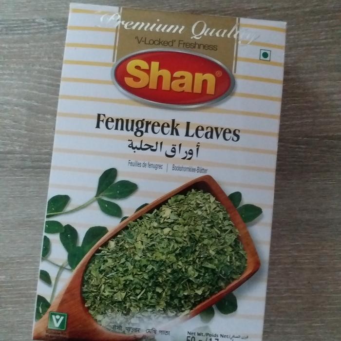 

Pilihan- Shan Fenugreek Methi Leaves Daun Bumbu India Pakistan