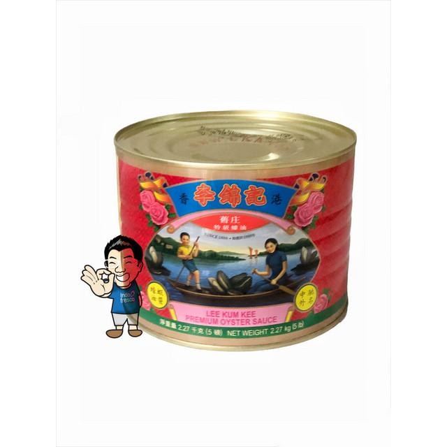 

Pilihan- Lee Kum Kee Premium Oyster Sauce- Saus Tiram Premium Kaleng 2.27 Kg