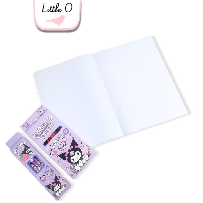 

Sanrio 7In1 Set Alat Mewarnai Anak Lengkap Alat Tulis Set Drawing Watercolor Pen