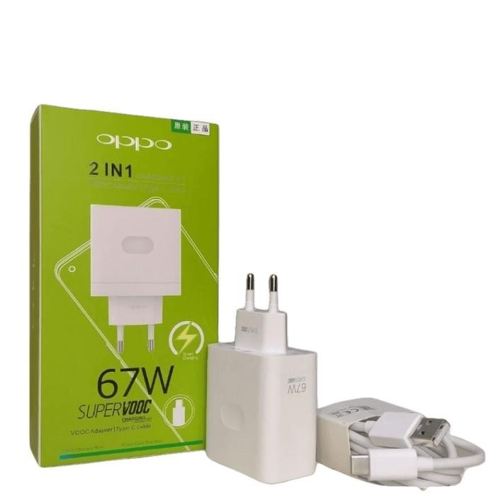 Charger Oppo SUPER VOOC 67W Kabel Tipe C Type-C 67 Watt Oppo A98 A92