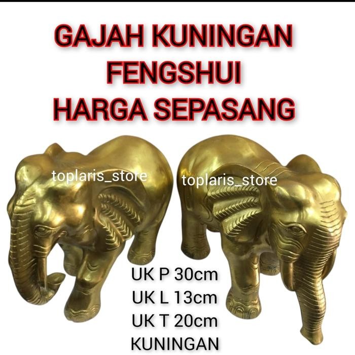 Patung Gajah Kuningan Fengshui
