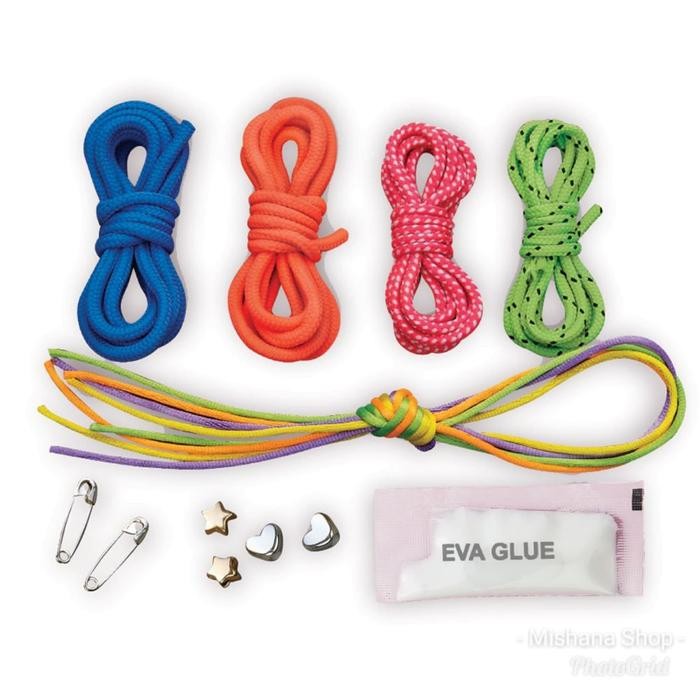 Mainan Kreatif Buat Gelang Anak 4M Glow Friendship Bracelet KidzMaker