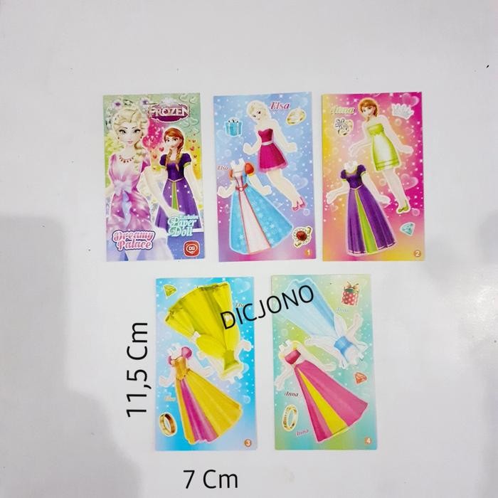 Mainan Bongkar Pasang ( BP) Dress Up Mini / Paper Doll