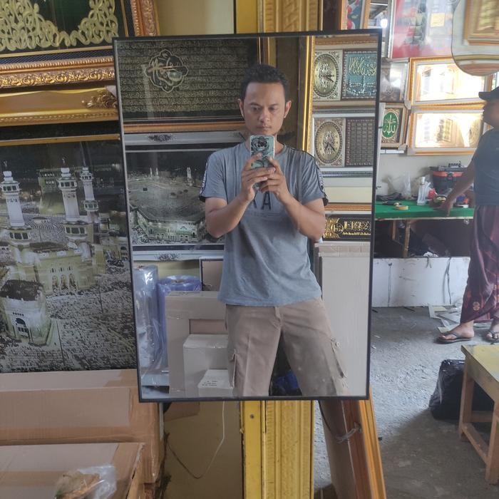 cermin frameless 40x60 cm