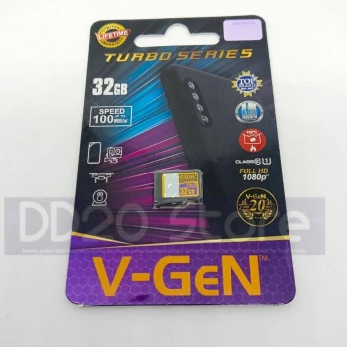 Memori Card V-Gen 4GB CLASS 6 - 8GB , 16GB , 32GB KELAS 10 Micro SD Hp