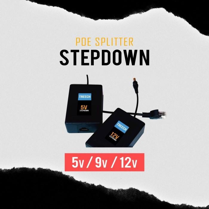POE SPLITTER MALE STEPDOWN 5v 9v 12v CUSTOM