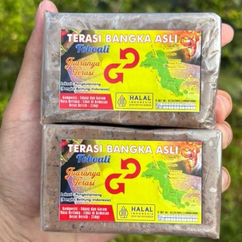 

Terasi Udang Belacan Asli Toboali Bangka 250gr