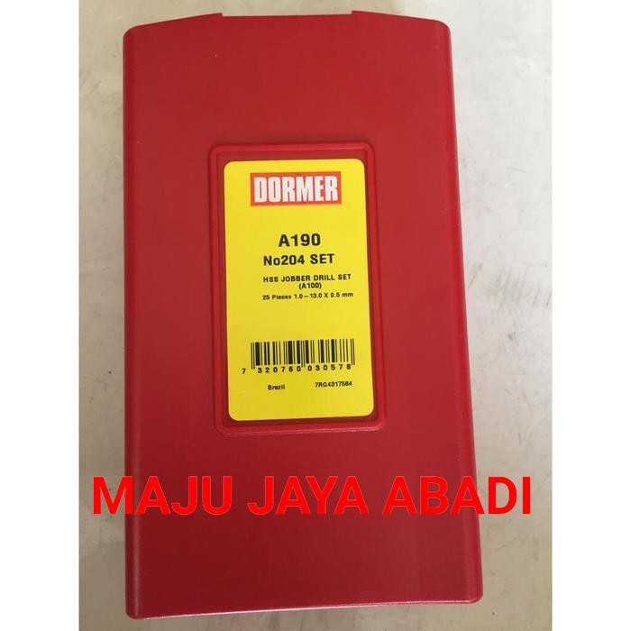 Dormer Mata bor besi 1-13mm