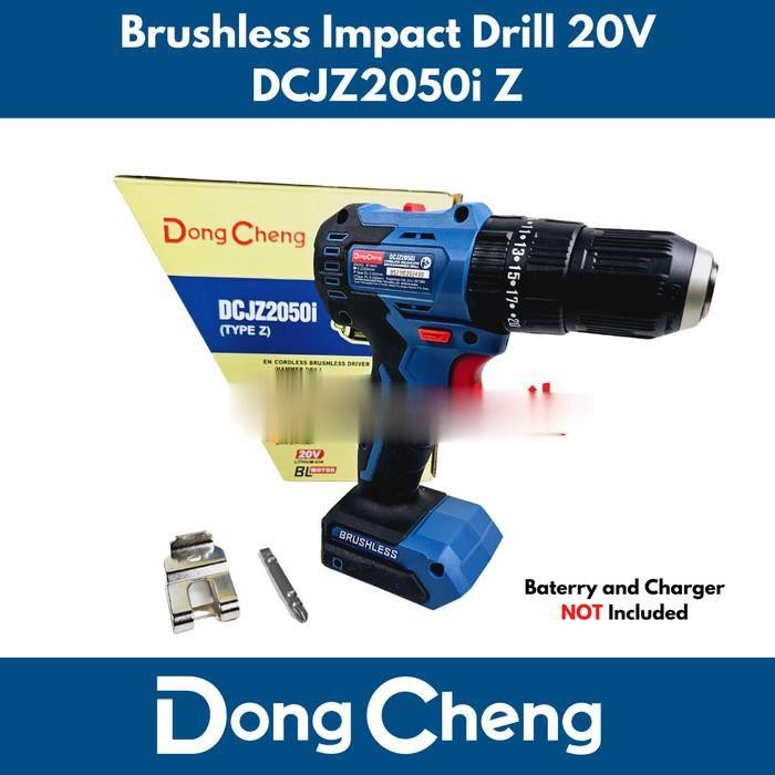 Mesin Bor Baterai Cordless Impact Drill DCJZ2050i DongCheng DCJZ2050 Z