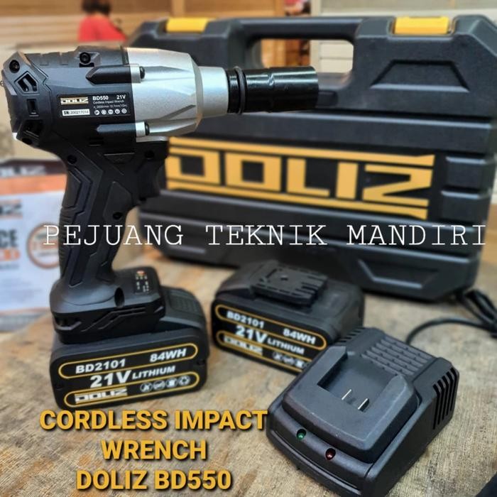 CORDLESS IMPACT WRENCH DOLIZ BD550 BRUSHLESS / DOLIZ BD 550 21V